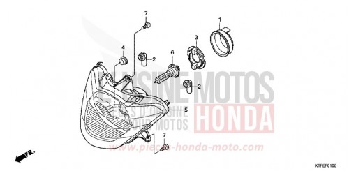 PROJECTEUR SH125RC de 2012